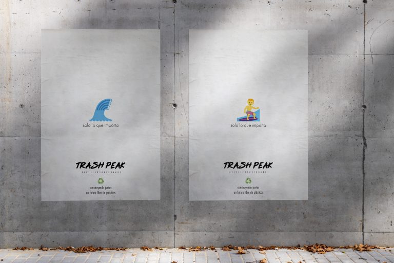 Trash Peak poster doble