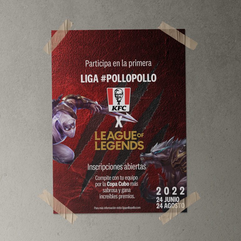 KFC x LoL poster